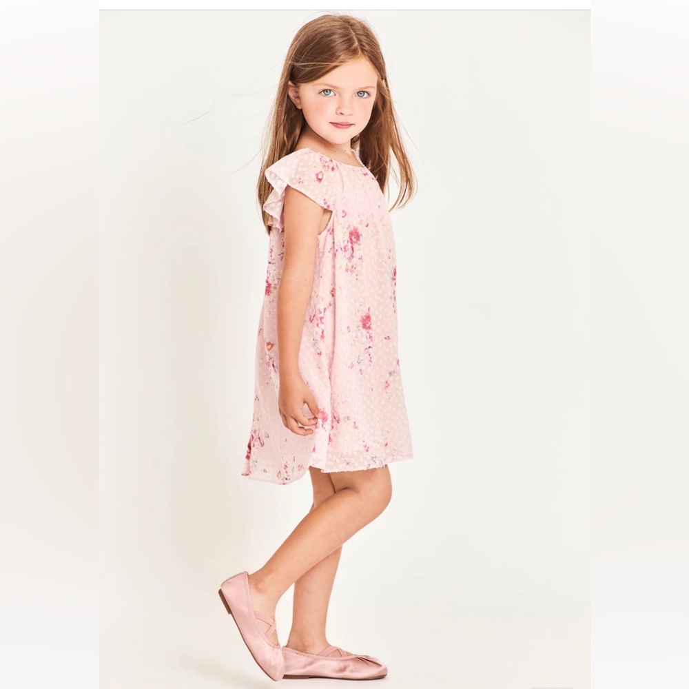 NWT LOVESHACKFANCY Lou Girls Pink Dress - Size 4/5 Years
